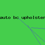 auto upholstery